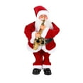 thumbnail image 4 of Juguete eléctrico de Papá Noel Strade Fareast Limited decoración navideña Tocando el saxofón, 4 of 7