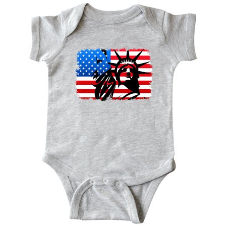 

Inktastic Liberty Flag Gift Baby Boy or Baby Girl Bodysuit