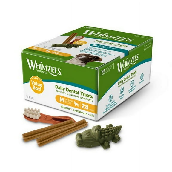 Whimzees Variety Value Box Medium 28pk