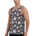 thumbnail image 2 of Junzan Colorful Paws Of Dog for Men's Workout Tank Top Gym Muscle Tee Fitness Bodybuilding Sleeveless T Shirt Sleeveless Muscle Shirts-XX-Large, 2 of 7
