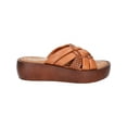 thumbnail image 2 of Bella Vita Womens Ned Italy Braided Leather Flatform Sandals, 2 of 3