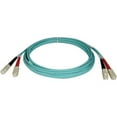thumbnail image 2 of Eaton Tripp Lite Series 10Gb Duplex Multimode 50/125 OM3 LSZH Fiber Patch Cable (SC/SC) - Aqua, 10M (33 ft.) - Patch cable - SC multi-mode (M) to SC multi-mode (M) - 10 m - fiber optic - duplex - 50 / 125 micron - OM3 - aqua blue, 2 of 2
