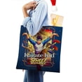 thumbnail image 4 of Karate Kid Bolso de tela con estampado de lienzo para mujer, bolsa de compras reutilizable y estética, con cremallera interior, regalo para mujer,40*40cm., 4 of 6
