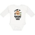 thumbnail image 3 of Inktastic Monkey I Love Hanging out with My Gigi Boys or Girls Long Sleeve Baby Bodysuit, 3 of 5