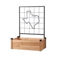 thumbnail image 3 of (2 pack) Expert Gardener Wooden Raised Bed with Metal Texas Trellis, 2.6 cu ft, 3 of 13