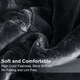 thumbnail image 3 of JML Luxury Embossed Floral Fleece Blanket Dark Grey Fleece Weighted, 3 of 4