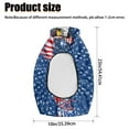 thumbnail image 7 of Uorisanigo ATV Seat Covers Waterproof Star American Flag Four Wheeler Seat Cover Comfort, Universal Fit for Most ATV for Sportsman,Rancher,Foreman,Scrambler Soft Anti-Slip Breathable, 7 of 7