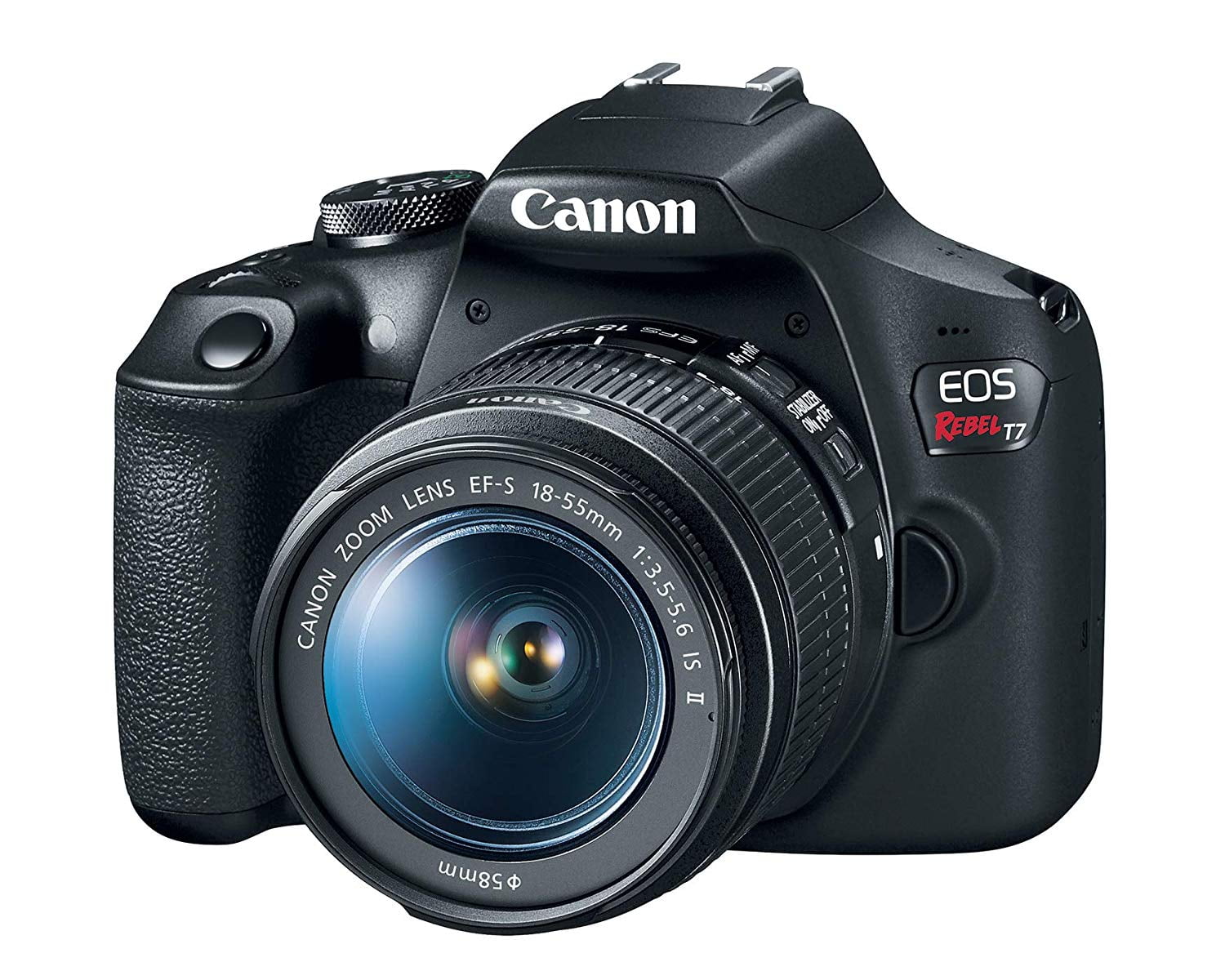 Canon EOS Rebel T7 24.1MP Digital SLR Camera with EFS 1855 IS II Lens