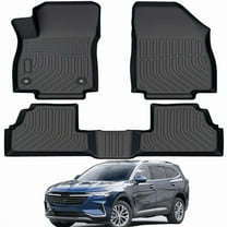 Car Floor Mats for 2013-2022 Buick Encore/2014-2022 Chevrolet Trax - Custom Fit TPE Rubber Non-Slip Automotive Floor Liners, Easy to Clean All-Weather Car Mats