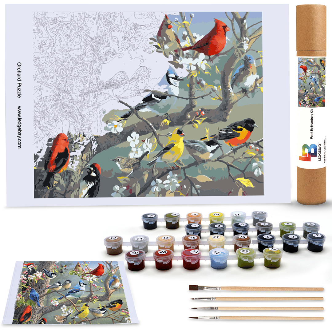 Ledgebay Paint by Numbers Kit, Orchard 16x20 photo 6