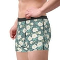 thumbnail image 3 of Wukai Flower Print Men’s Underwear Breathable Boxer Briefs,&nbsp;Moisture Wicking & Breathable-Small, 3 of 7