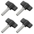 thumbnail image 1 of Uxcell 4 Pcs Vis à Pouce 1/4 Pouces - 25 Pouces, Vis à Pouce Filetées en Acier Inoxydable 304, 1 of 6