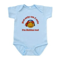 CafePress - Not Only Am I Cute I'm Haitian Too Infant Bodysuit - Baby Light Bodysuit, Size Newborn - 24 Months
