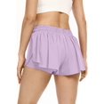 thumbnail image 6 of Flowy Athletic Shorts for Women Gym Yoga Workout Running Biker Spandex Butterfly Tennis Cute Clothes Summer, 6 of 7