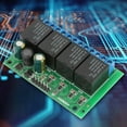thumbnail image 4 of Módulo de relé de bloqueo automático con disparador de pulso bajo y flip flop de 4 canales, 6-24 V CC, 4 of 7