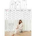 thumbnail image 5 of Pajamas for Women: Syphoria Womens Pajamas, Two-Piece Long Sleeve with Long Pajama Pant Set Button Down Lounge Sets for Women, 5 of 6