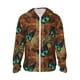 thumbnail image 1 of Fotbe Vintage Butterfly Green Chaqueta con Protección Solar UPF 50+ para Hombre y Mujer, Camisa con Capucha y Bolsillos-XX-Large, 1 of 7