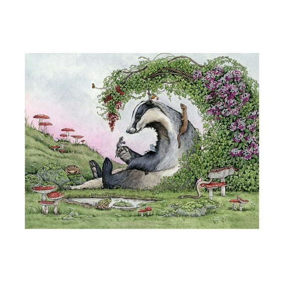 Trademark Fine Art Lea Chaillaud Edge of the Meadow Canvas Wall Art