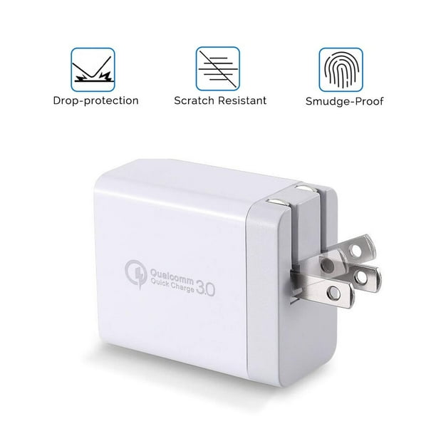 2 Pcs Qc 3 0 Usb Wall Charger 30w Adapter Fast Charging Block Compatible Wireless Com - Best Quick Charge Usb Wall Charger 2 Pcs Qc 3 0 Usb Wall Charger 30w Adapter Fast Charging Block Compatible Wireless Com - Best Quick Charge Usb Wall Charger