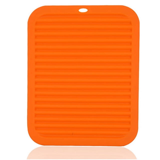 Alfombrilla de silicona para filtro de agua, alfombrilla para secar arena, alfombrilla para olla, alfombrilla aislante para cocina de inducción con patrón de ondas grandes, posavasos para mesa de