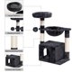 thumbnail image 4 of Hamaca tipo cesta para condominios Cat Tree Tower HOOBRO, pequeña y lujosa, 4 of 9