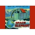 thumbnail image 1 of Space Elephant- Fine Art Canvas Print (20" x 30"), 1 of 1