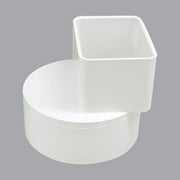 2PK IPEX Canplas 2 In. x 3 In. x 4 In. Offset Downspout Adapter
