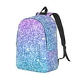 thumbnail image 2 of Balery Multicolor Glitter Vintage Canvas Backpack for Men and Women - Large Capacity, Durable Travel Laptop Bag for School, Work, Hiking, and Outdoor Activities, 2 of 7