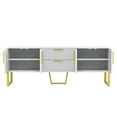 thumbnail image 6 of Danolapsi TV Stand for 75" Television,TV Console Table with Drawers and Cabinets,Entertainment Center Wood TV Console Table with Metal Legs and Handles for Living Room Bedroom Office, 6 of 7