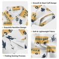 thumbnail image 3 of Dailycode Small Short Sleeve Button Down Shirts Cartoon Bus Tree Casual Shirt 3-10 Years, 3 of 9