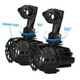 thumbnail image 2 of Carevas 2pcs Motorcycle Headlight LED Fog Light Guards with Wiring Harness For R1200GS F800GS, 2 of 7