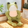 thumbnail image 1 of Abdominal muscle frog plush toy doll is soft and cute, 1 of 5