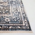 thumbnail image 4 of SAFAVIEH Vintage Persian Tarek Medallion Polyester Area Rug, Ivory/Blue, 8' x 10', 4 of 9