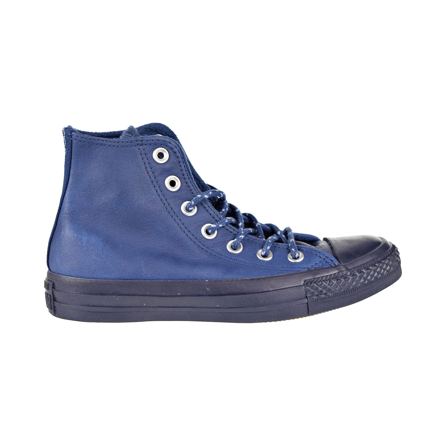 Converse Chuck Taylor All Star Hi Leather Men's Shoes Midnight Navy-Blue  Slate 157515c 