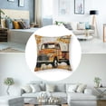 thumbnail image 5 of nygtbtfer &nbsp; Pillow Covers Truck Pumpkin with&nbsp; Decorative Fall Pillow &nbsp;Blessing Cushion Cover for Couch Set of 2 White, 5 of 7