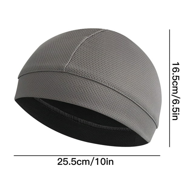 Outdoor Sports Riding Turban Breathable and Sweat-Absorbent Motorcycle Inner Lining Cap Windshield Riding Cap