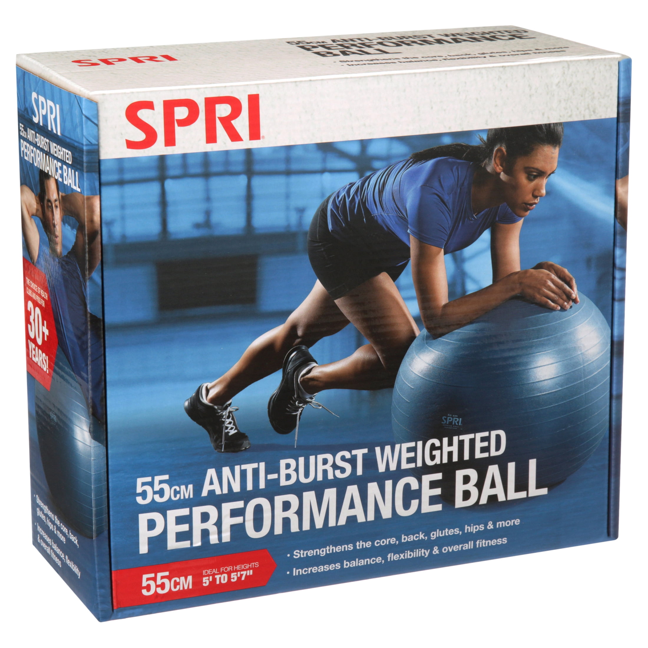 spri 55cm exercise ball
