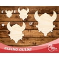 thumbnail image 3 of Unfinished Wood Viking Mascot Shape | DIY Craft Cutout | up to 46" DIY 36" / 1/4", 3 of 3