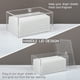 thumbnail image 3 of Caja de almacenamiento acrílica Simetufy con soporte para sábanas para secadora, 3 of 7