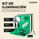 thumbnail image 2 of Mastery Brand Kit de Luces para Fotografia, Kit de Iluminación Fotográfico Profesional: Softbox, Set Sombrillas, Focos 45w luz led, Ciclorama Pantalla Verde de Fondo 2x3m para Streaming, Videos y Foto, 2 of 9
