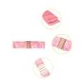 thumbnail image 2 of Cinturones Anchos para Mujeres INSPIRE CHIC con Hebillas de Interbloqueo, Brillantes y Elásticos, 2 Piezas, Rosa, 2 of 5