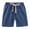 Blue, variant on tarylea Baby Clothes Boys Girls Cotton Linen Shorts High Waisted Pull on Shorts Wide Leg Summer Beach Shorts