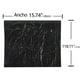 thumbnail image 2 of Vinil Adhesivo HappyWare Para Muebles O Muros Tipo Mármol Negro 300 x 40 cm, 2 of 5