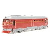 Diecast Metal Train Model Toy Classic Train Toy with Sound and Light Vehicle Playset (Red)