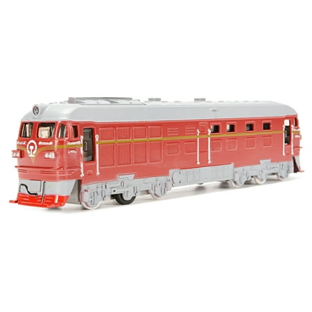 Diecast Metal Train Model Toy Classic Train Toy with Sound and Light Vehicle Playset (Best Plays To Read)