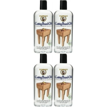 Howard Products Cutting Board Oil,12 Ounces, Pack of 5