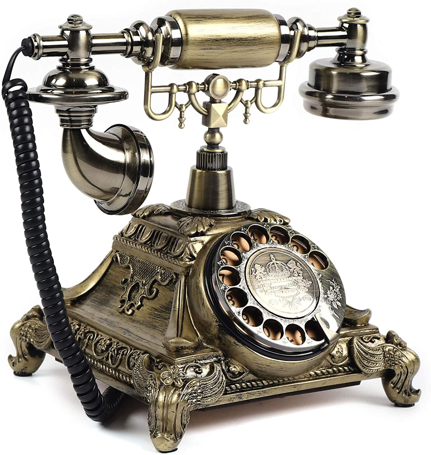 Details about / Vintage Rotary Phones Black