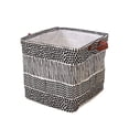 thumbnail image 5 of Tuvgenk 12.6*12.6*12.6in Dirty Laundry Basket Folding Handles Gray Storage Basket Bedroom Carry Cloth Storage Bin, 5 of 5