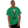 thumbnail image 3 of Irish Leprechaun Tuxedo St Pattys Tux Men's Graphic T Shirt Tees Brisco Brands S, 3 of 6
