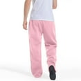 thumbnail image 7 of CCRFTGI Mens Sweatpants Casual Elastic Waist Pants Fall Clothes 2026 Midweight Drawstring Sweatpants Gym Athletic Light Weight Activewear Pink XXL, 7 of 7